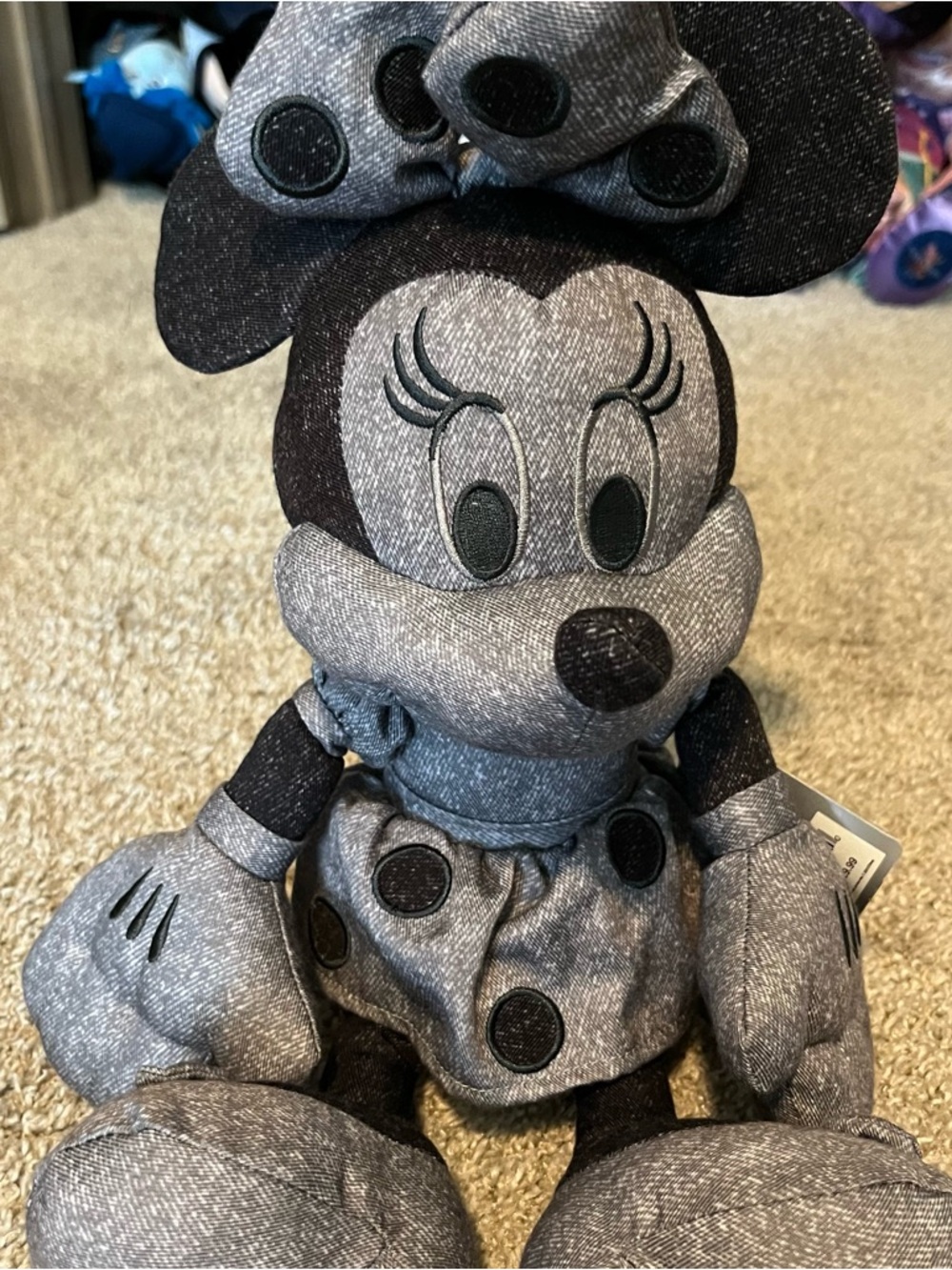 Minnie Mouse Denim Plush